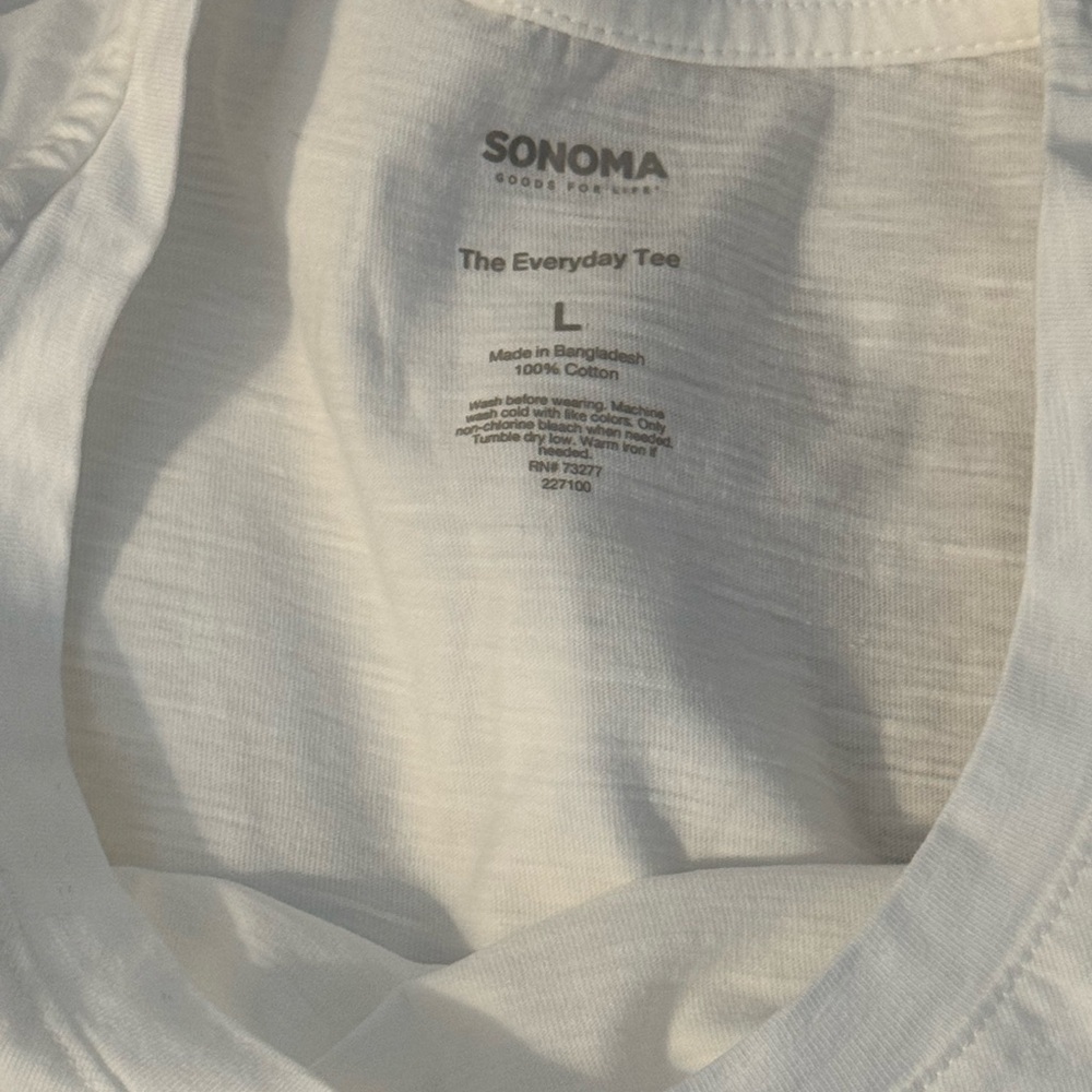 2 Sonoma White Long Sleeve Shirts - Picture 3 of 3